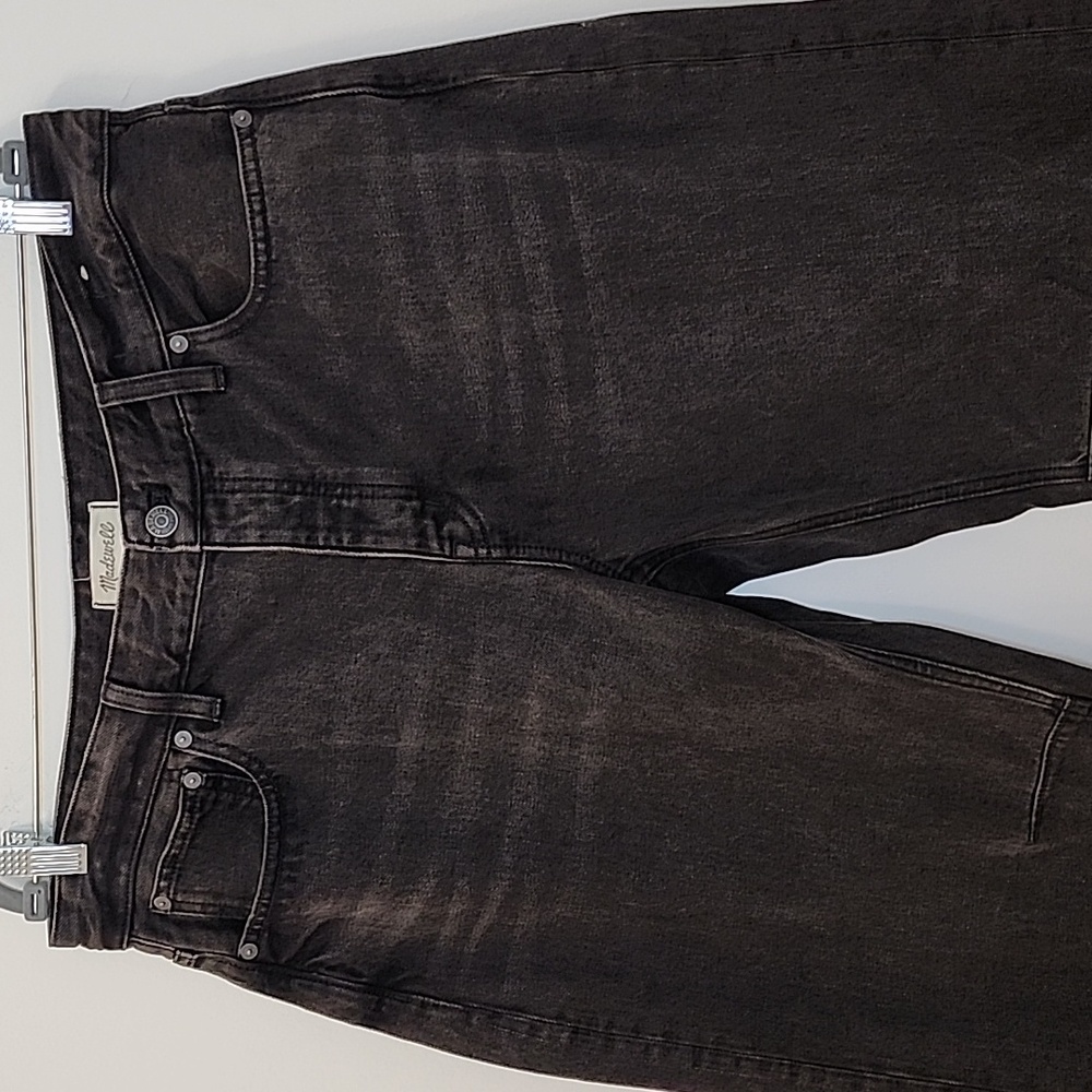 Madewell Jeans Darted Barrel-leg Classic Black Women's Size 30 - Picture 7 of 16